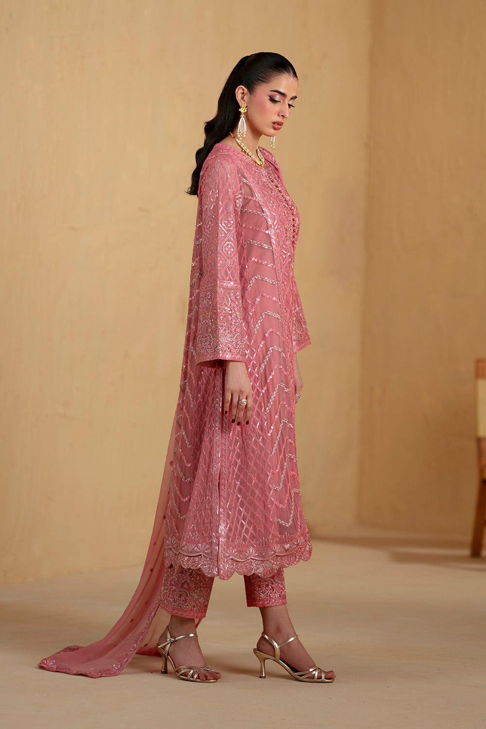Maryum N Maria | Luxury Stitched | 3 Piece Embroiderd Chiffon NUBIA - FSU5662