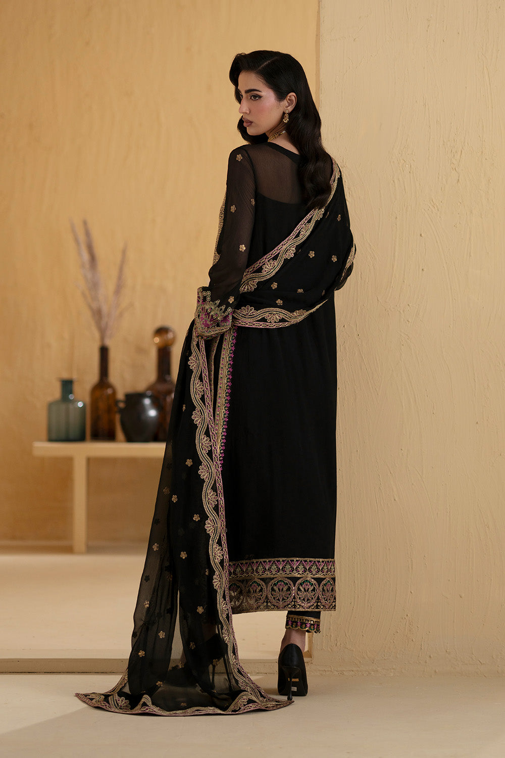 Maryum N Maria | Luxury Stitched | 3 Piece Embroiderd Chiffon MERNEITH - FSU5665