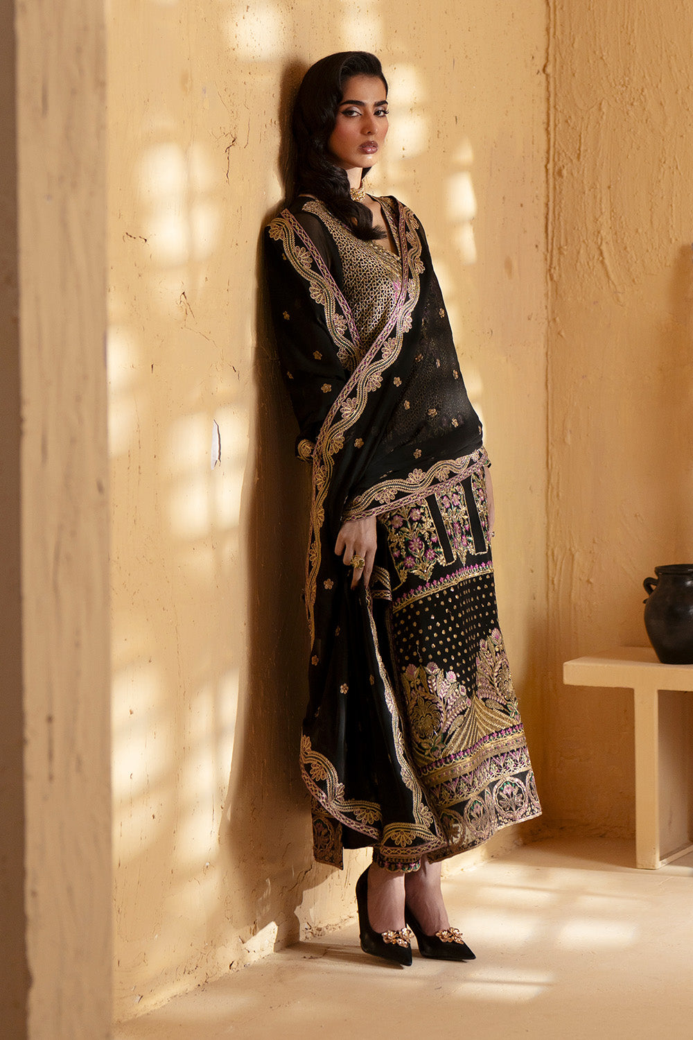 Maryum N Maria | Luxury Stitched | 3 Piece Embroiderd Chiffon MERNEITH - FSU5665