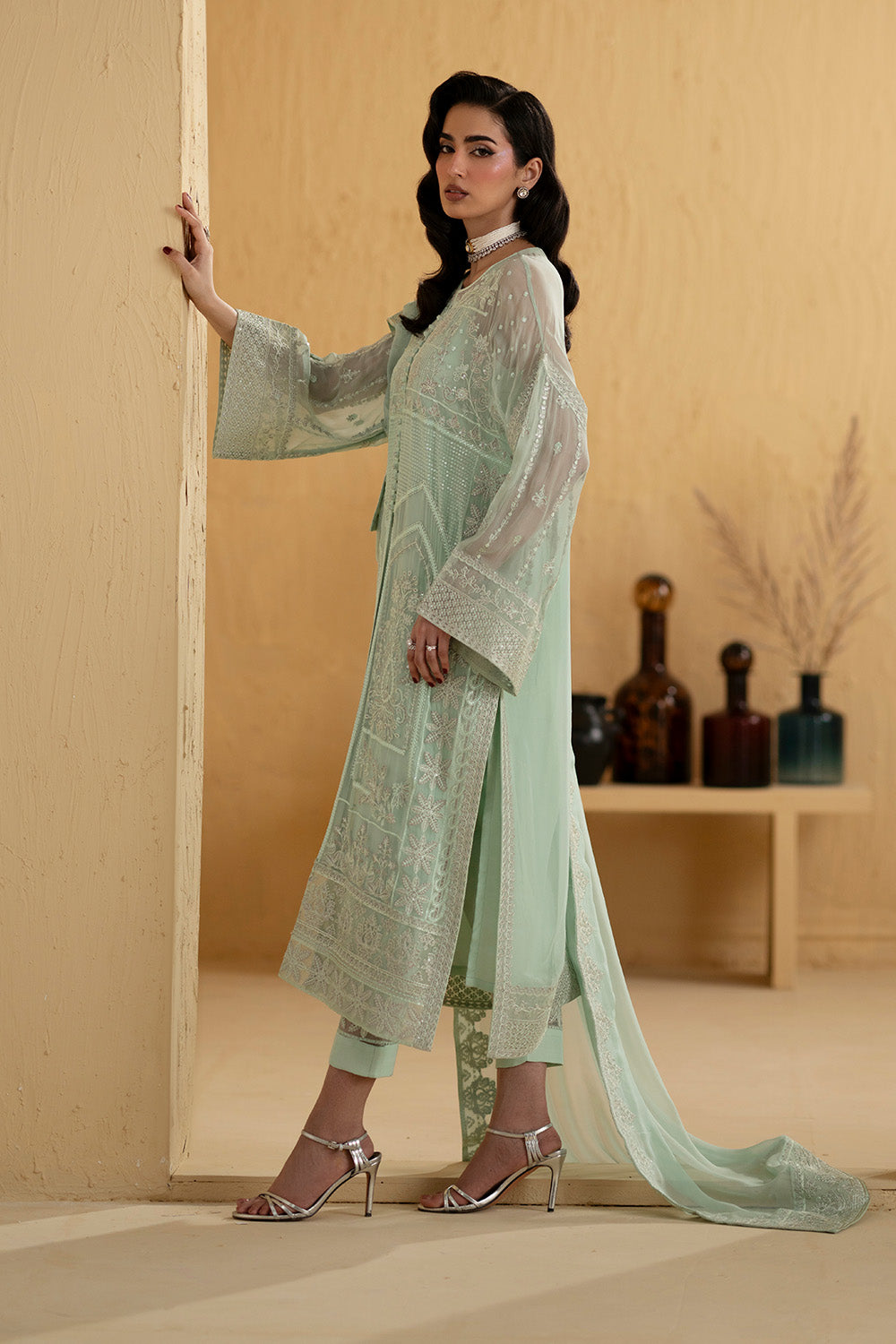 Maryum N Maria | Luxury Stitched | 3 Piece Embroiderd Chiffon AMUNET - FSU5667