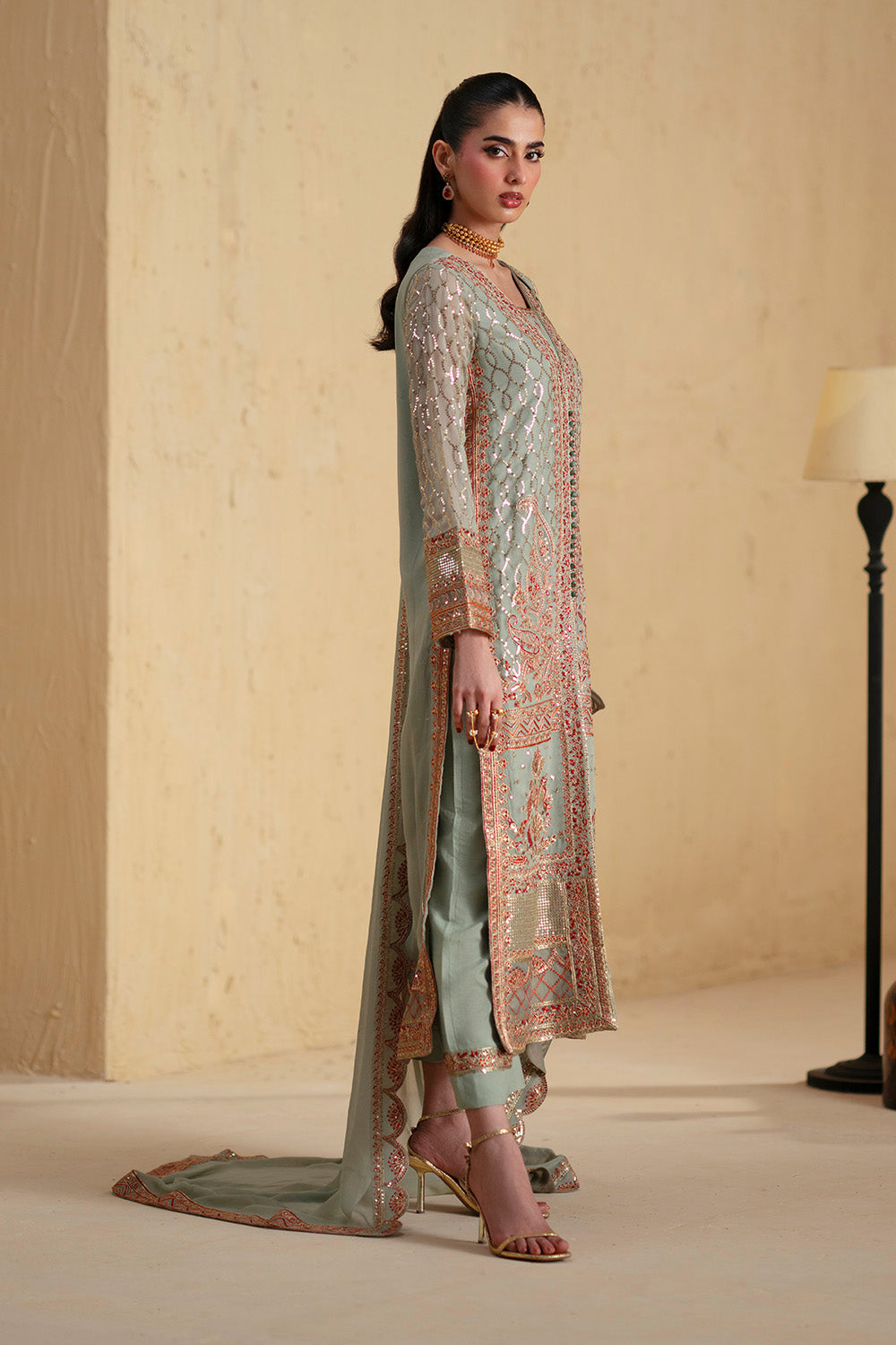 Maryum N Maria | Luxury Stitched | 3 Piece Embroiderd Chiffon BASTET - FSU5668