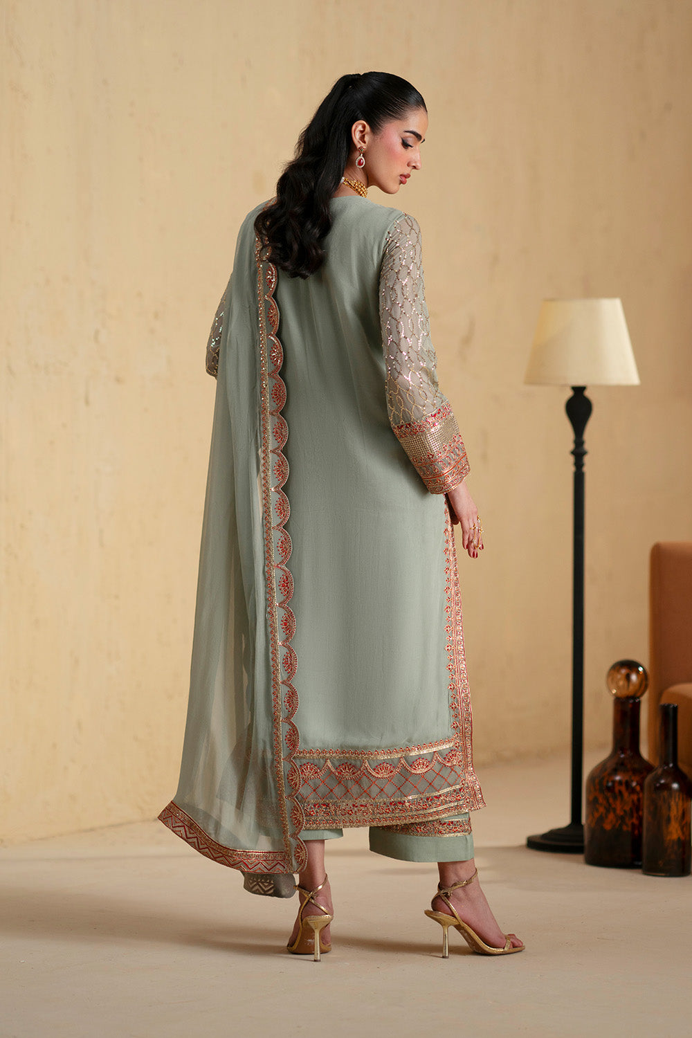Maryum N Maria | Luxury Stitched | 3 Piece Embroiderd Chiffon BASTET - FSU5668