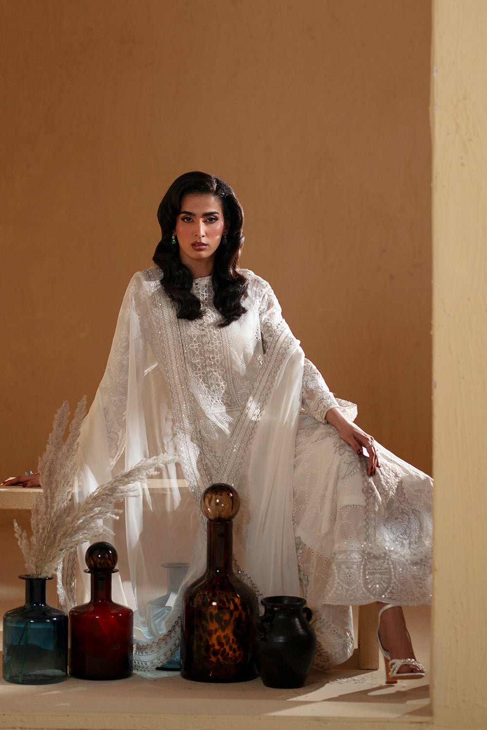 Maryum N Maria | Luxury Stitched | 3 Piece Embroiderd Chiffon HEBA - FSU5669