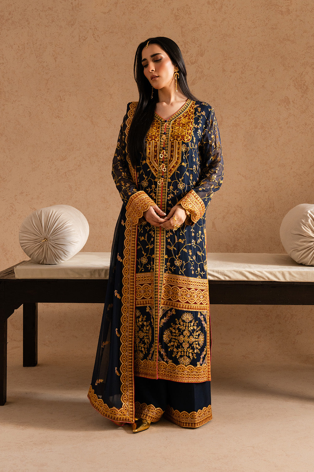 Maryum N Maria | Luxury Stitched | 3 Piece Embroirdered Chiffon ZEHRA - FSU5600