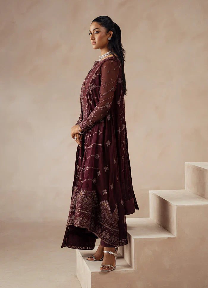 Maryum N Maria | Mehrun | 3 Piece Embroidered Chiffon MARJAN - FSU5611