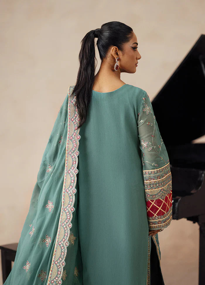 Maryum N Maria | Mehrun |3 Piece Embroidered Chiffon MAHSA - FSU5612