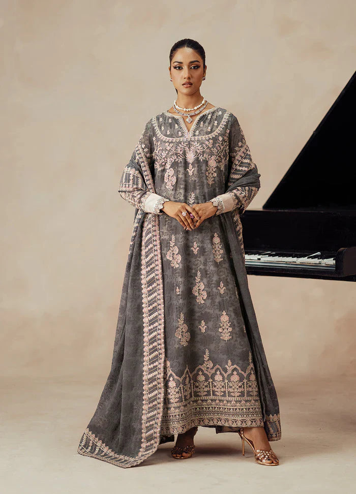 Maryum N Maria | Mehrun | 3 Piece Embroidered Chiffon DARYA - FSU5613