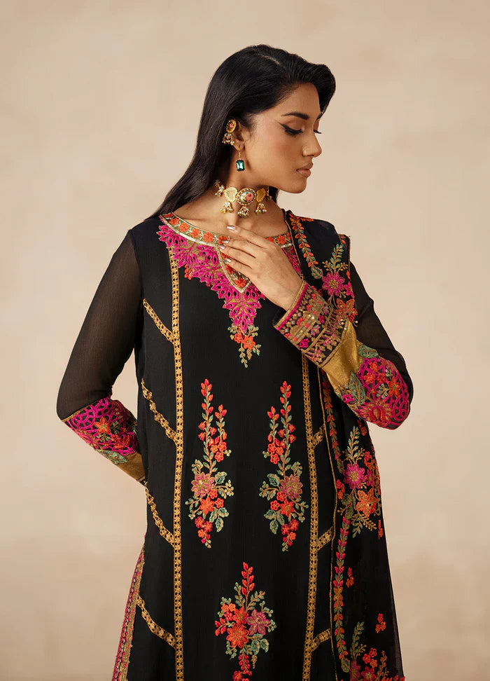 Maryum N Maria | Mehrun | 3 Piece Embroidered Chiffon AZILA - FSU5615