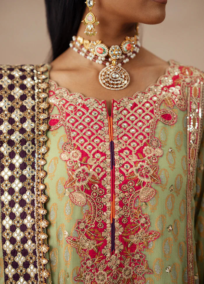 Maryum N Maria | Mehrun | 3 Piece Embroidered Chiffon ADVIKA - FSU5616
