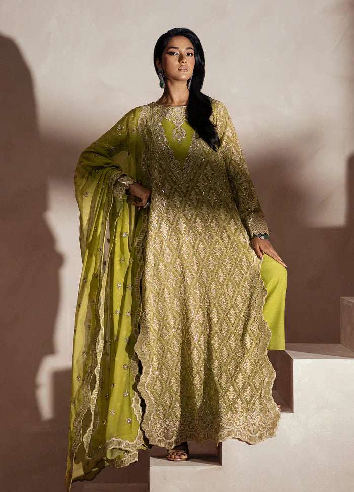 Maryum N Maria | Mehrun | 3 Piece Embroidered Chiffon SYRA - FSU5617
