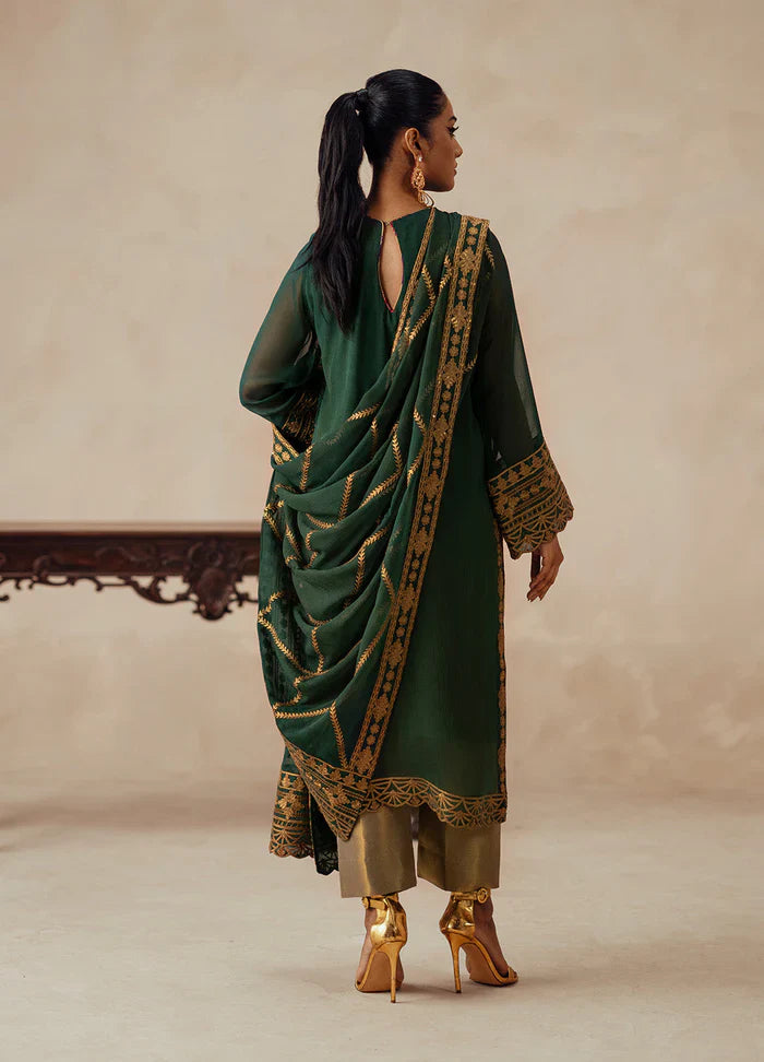 Maryum N Maria | Mehrun | 3 Piece Embroidered Chiffon JASMINE - FSU5618
