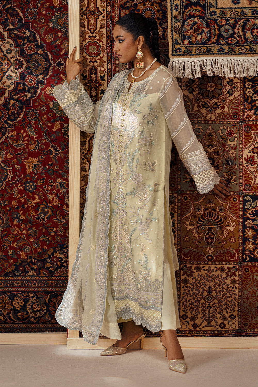 Maryum N Maria | Luxury Stitched | 3 Piece Embroidered Chiffon ARDETH - FSU5637