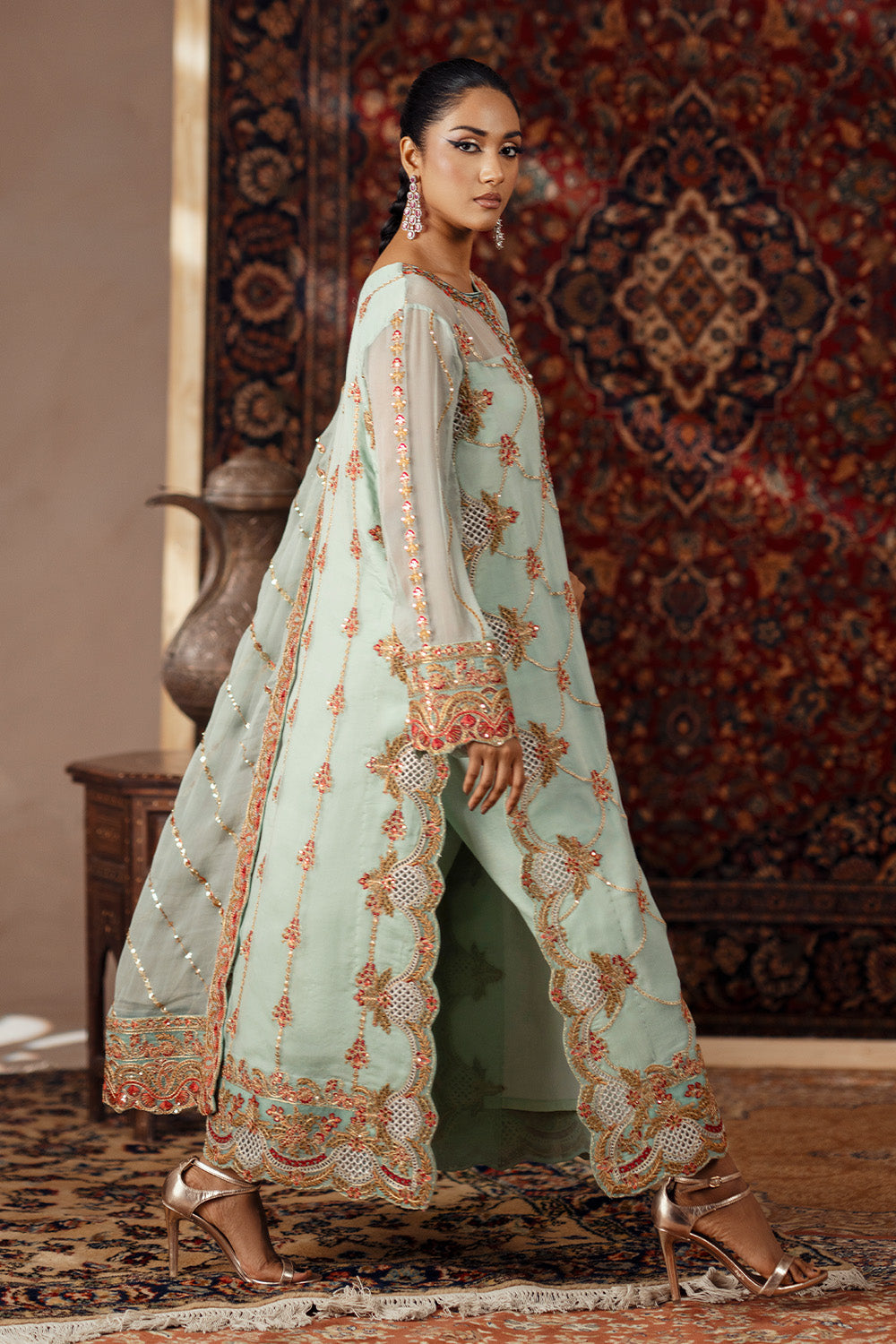 Maryum N Maria | Luxury Stitched | 3 Piece Embroidered Chiffon AVITAL - FSU5638