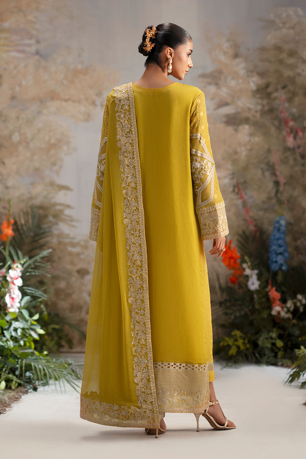 Maryum N Maria | Luxury Stitched | 3-Piece-Embroiderd-Chiffon OLICHUDAR - FWU5692