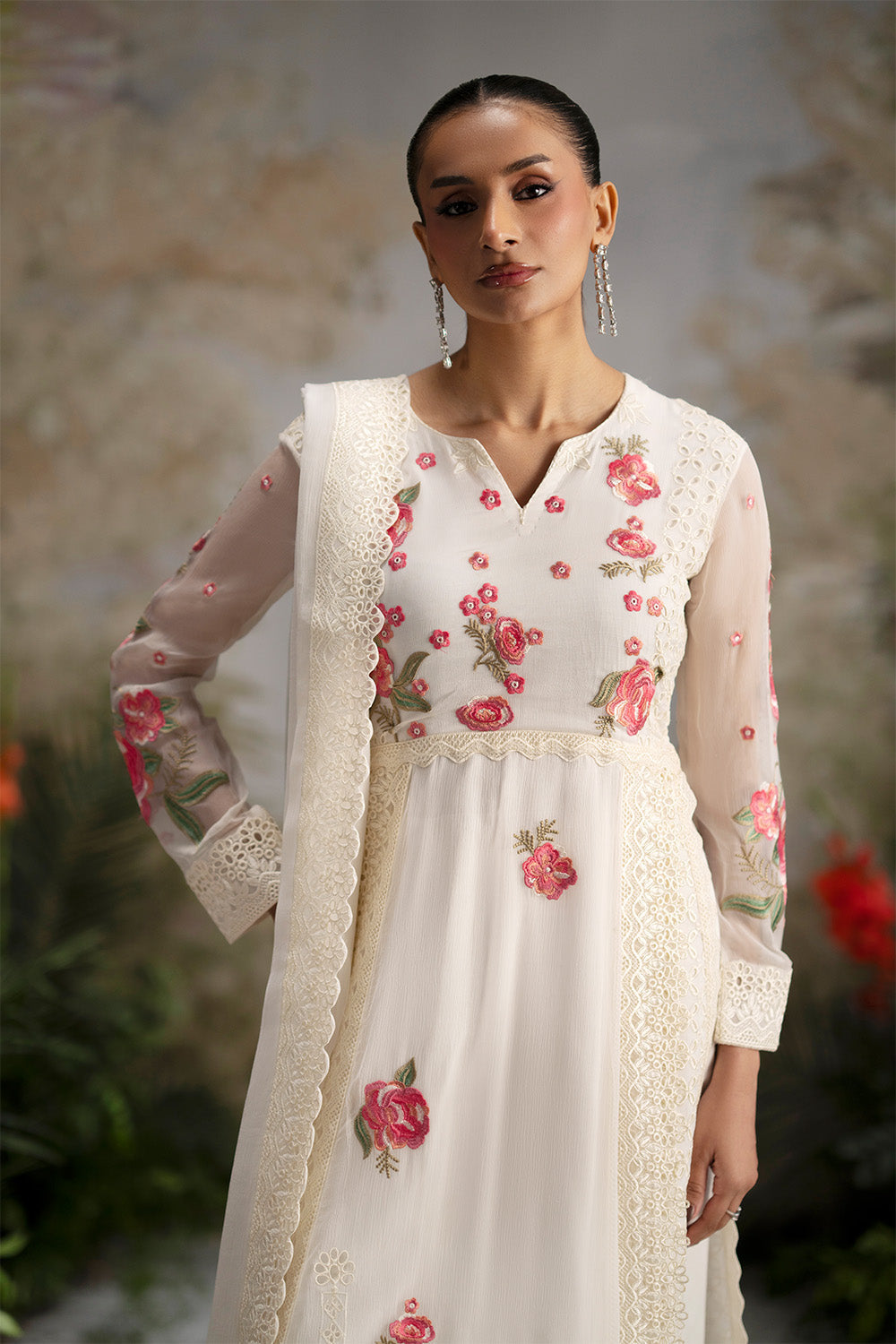 Maryum N Maria | Luxury Stitched | 3-Piece-Embroiderd-Chiffon OLIVIA - FWU5694