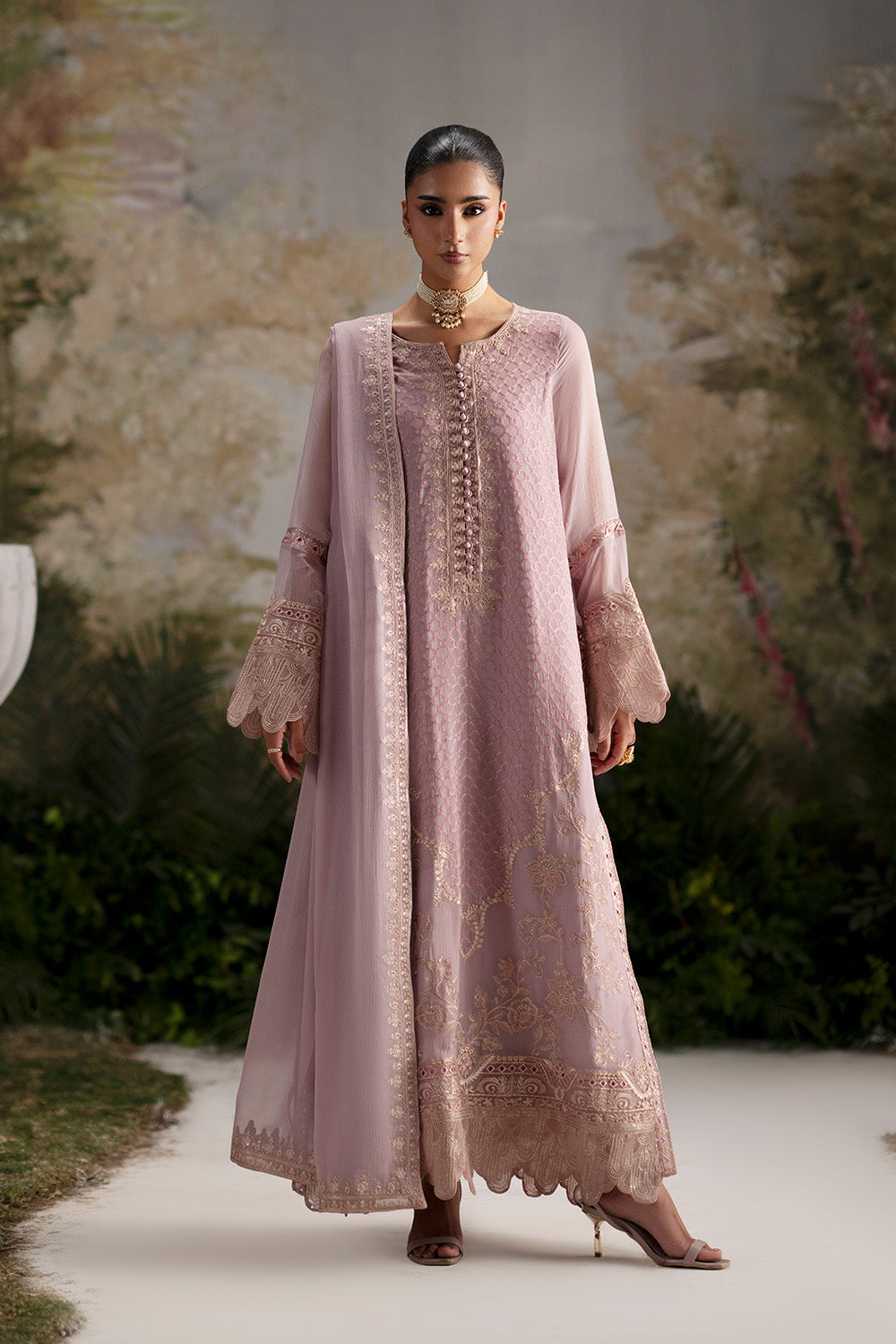 Maryum N Maria | Luxury Stitched | 3-Piece-Embroiderd-Chiffon OLIMANI - FWU5695