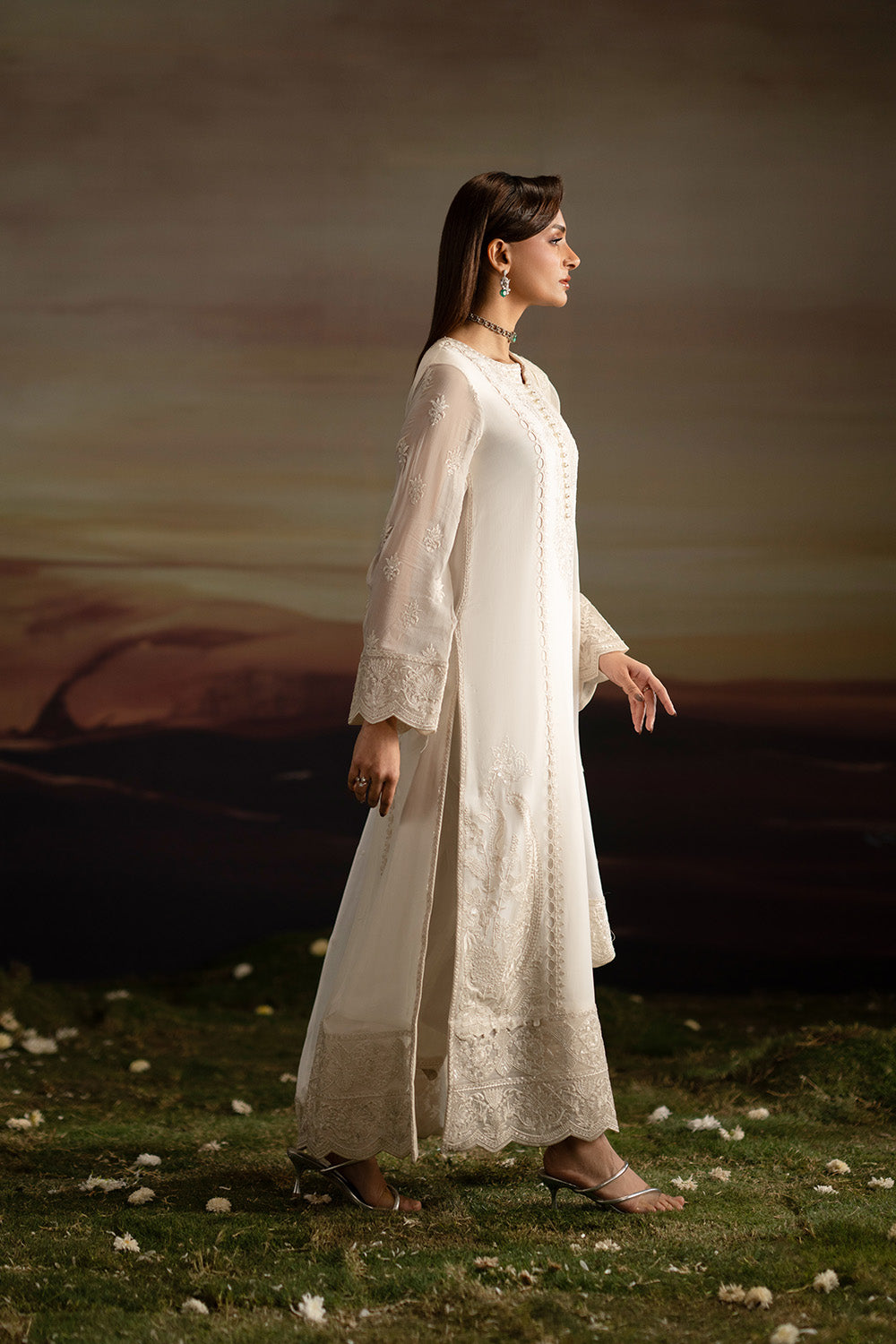 Maryum N Maria | Luxury Stitched | 3-Piece-Embroiderd-Chiffon ISHVA - FWU5702