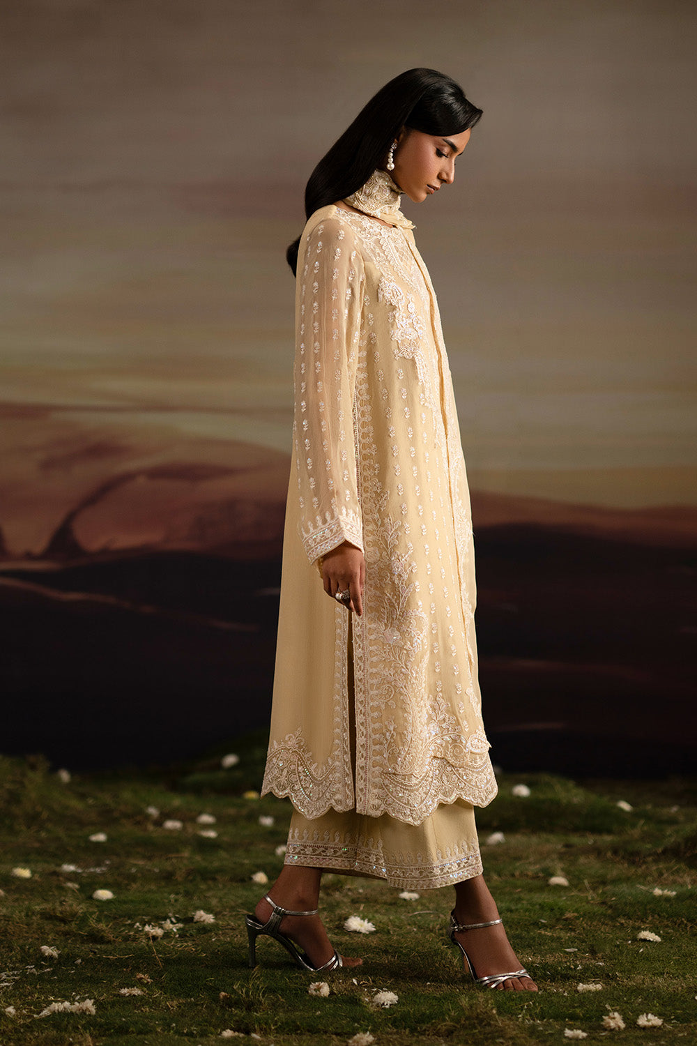 Maryum N Maria | Luxury Stitched | 3-Piece-Embroiderd-Chiffon ISHANI - FWU5705