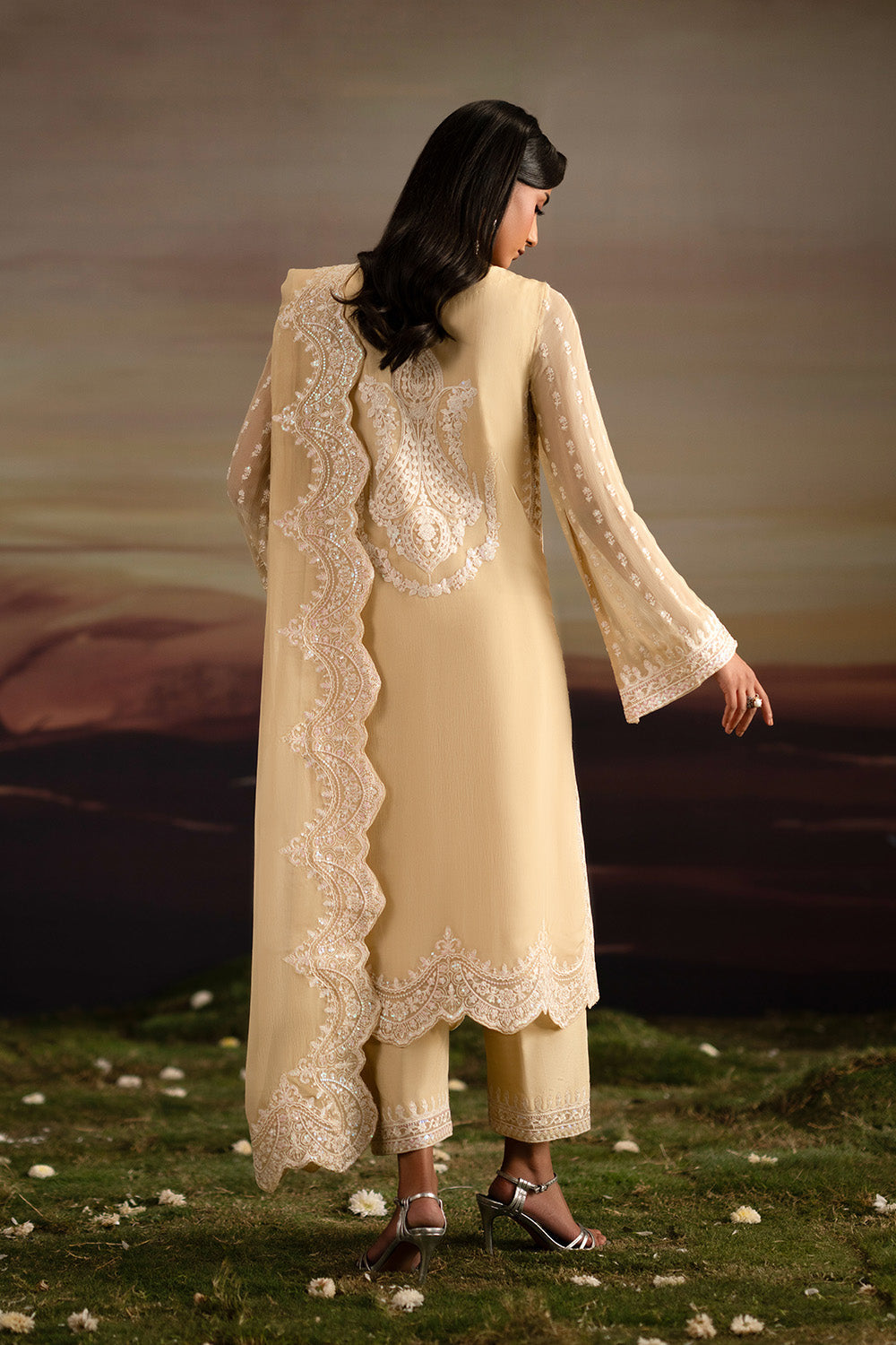 Maryum N Maria | Luxury Stitched | 3-Piece-Embroiderd-Chiffon ISHANI - FWU5705