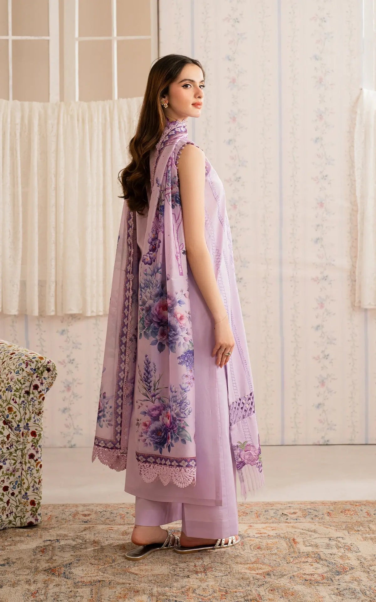 Asifa and Nabeel | Meraki Vintage 25 | Faakhta (MVL25-17) - House Of Anaya