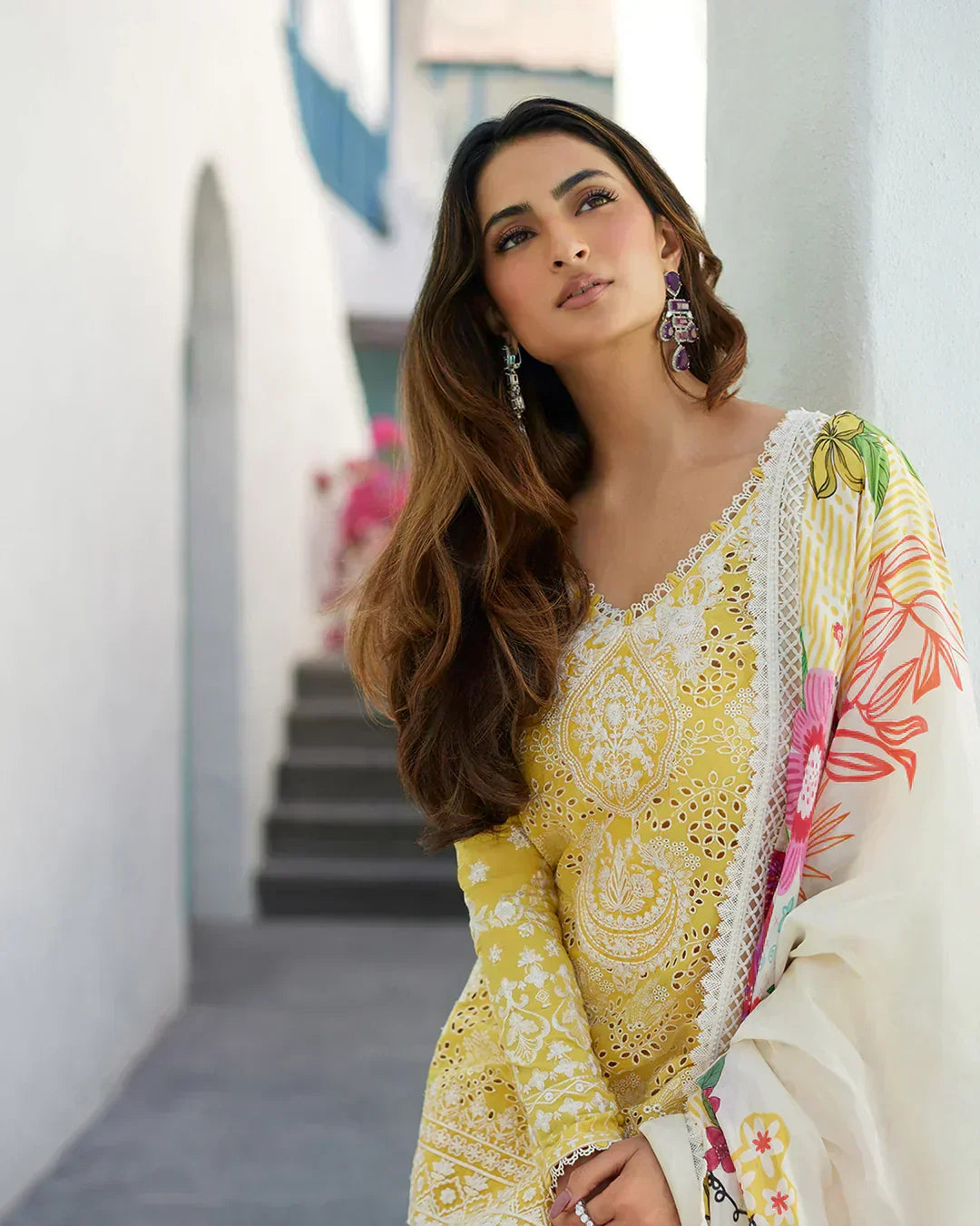Faiza Saqlain | Liliana Luxury Lawn 24 | Talin - House Of Anaya