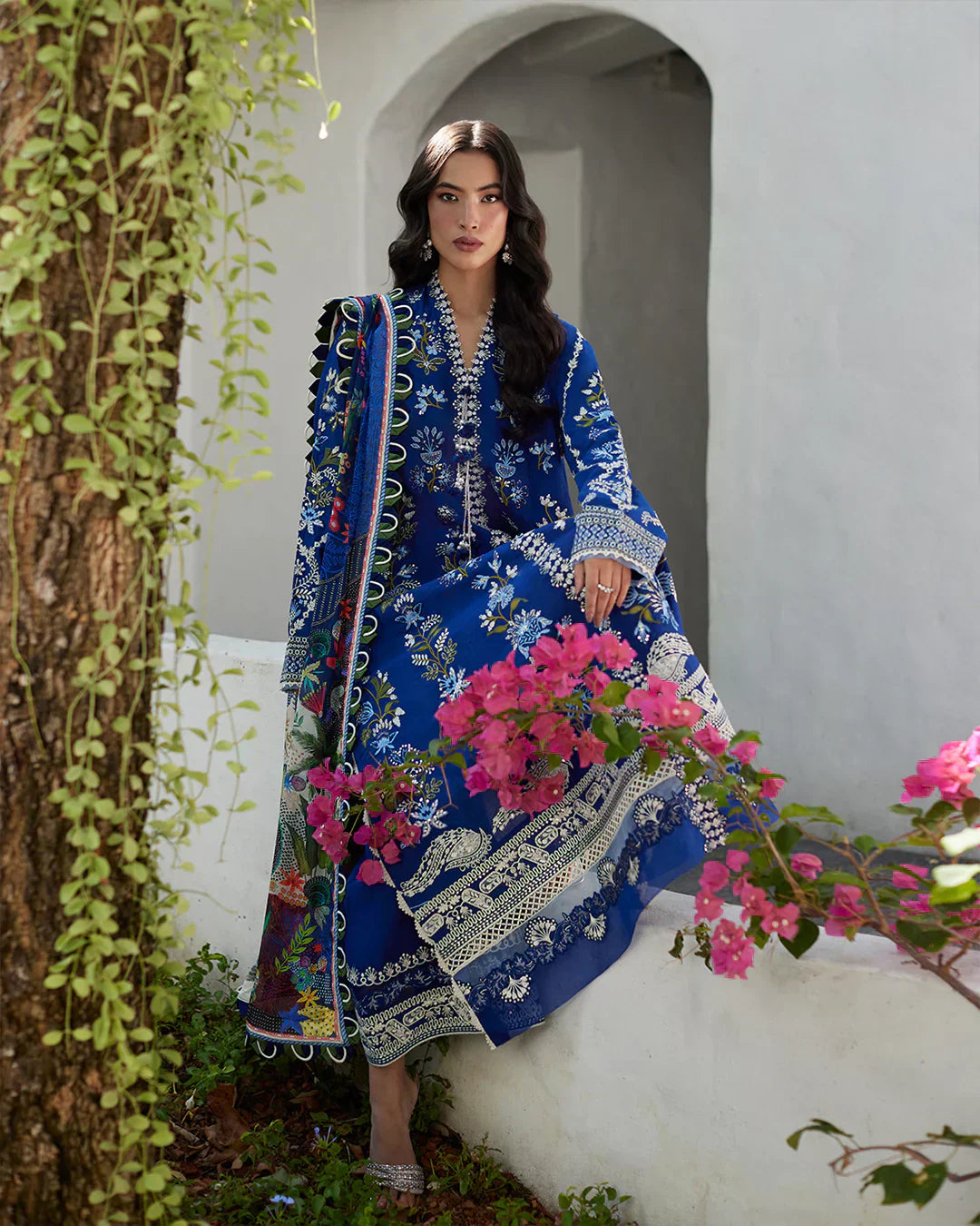 Faiza Saqlain | Liliana Luxury Lawn 24 | Veira - House Of Anaya