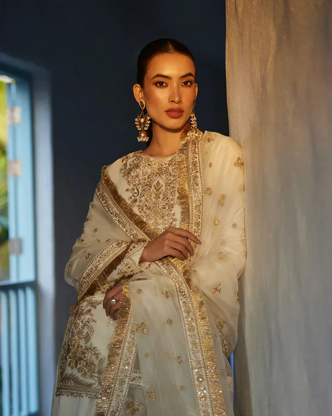 Faiza Saqlain | Liliana Luxury Lawn 24 | Mirhana - House Of Anaya