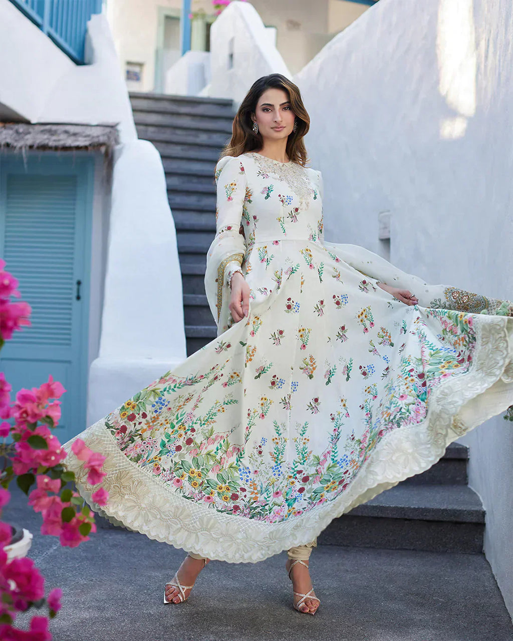 Faiza Saqlain | Liliana Luxury Lawn 24 | Avelina - House Of Anaya