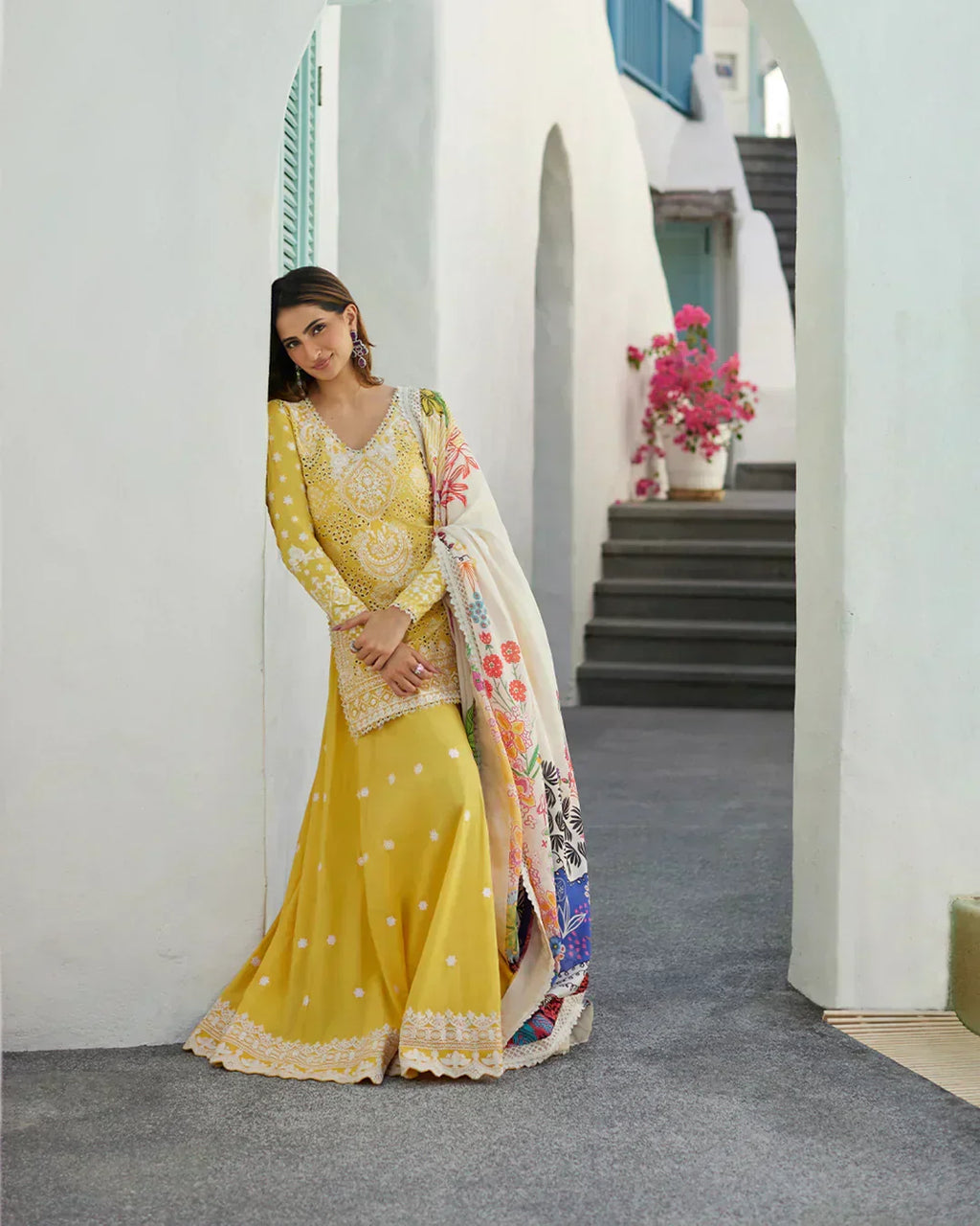 Faiza Saqlain | Liliana Luxury Lawn 24 | Talin - House Of Anaya