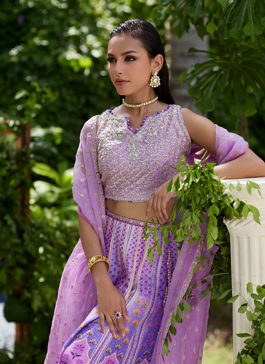 Farah Talib Aziz | Mayna Festive Prints 24 | Ferazia Embellished Lehenga Choli
