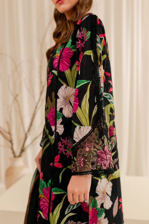 Farasha | Printed Essentials | EBONY PASSION - House Of Anaya