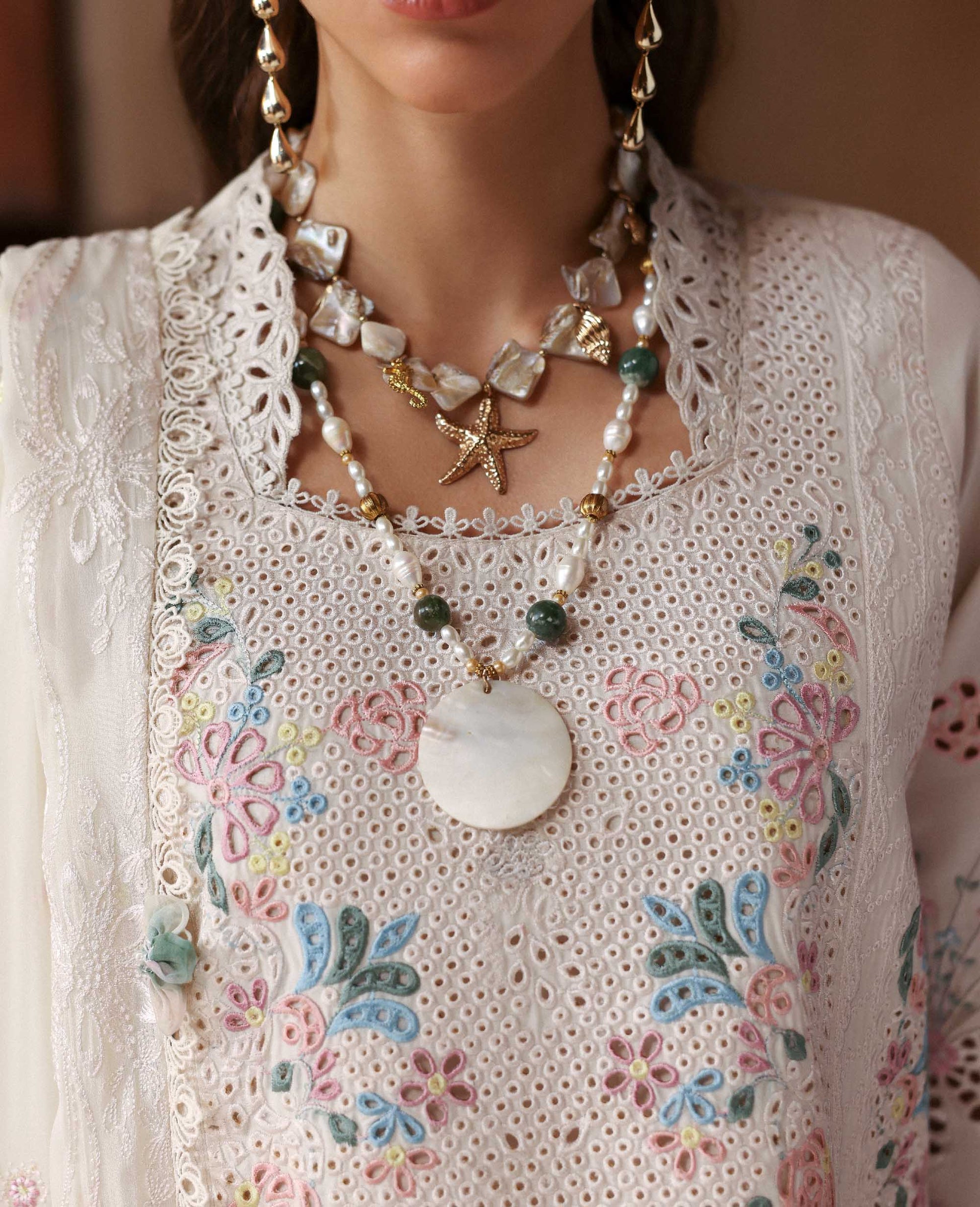 Republic Womenswear | Embroidered Pret 26 | Ivoire