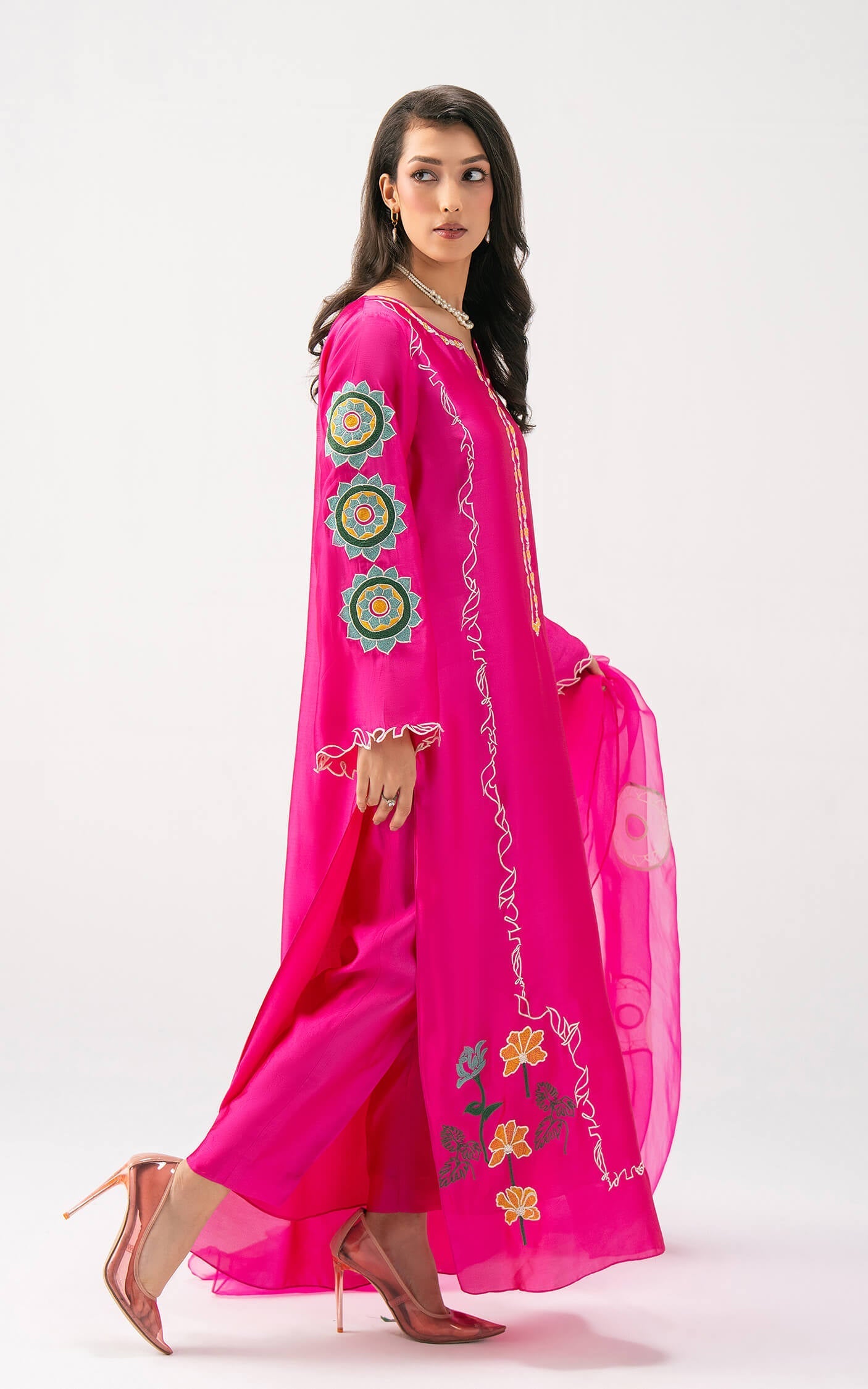 Asifa and Nabeel | Celevara | Fuchsia Flame