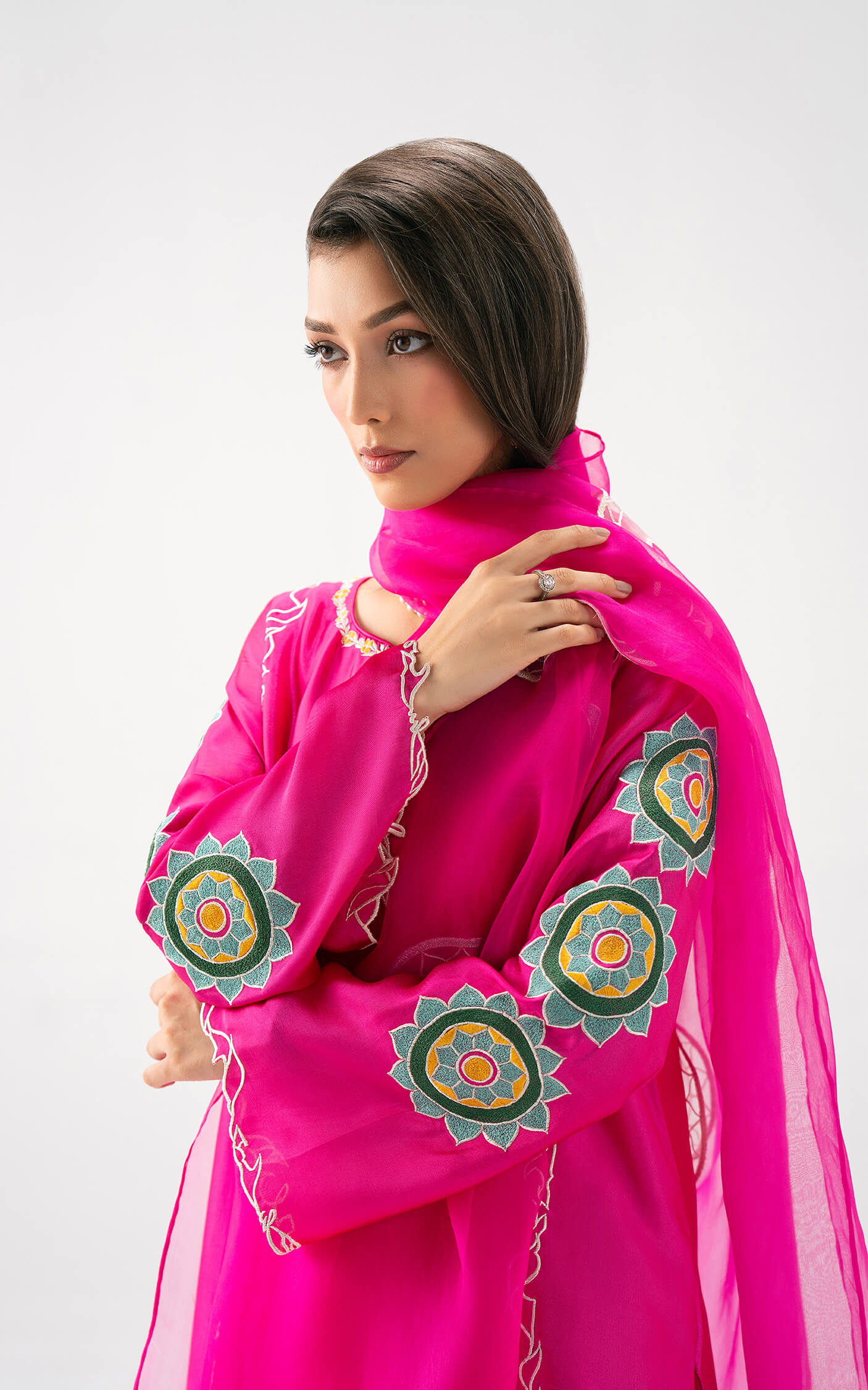Asifa and Nabeel | Celevara | Fuchsia Flame
