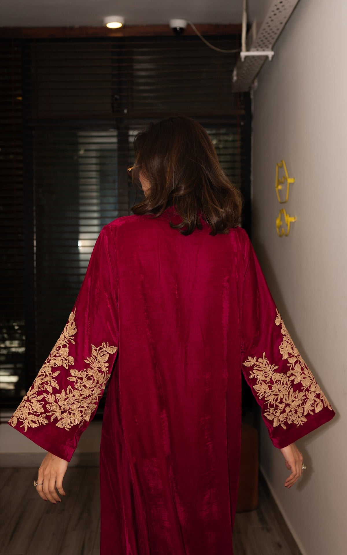 Asifa and Nabeel | zephyr | Fuchsia Royalty Kaftan