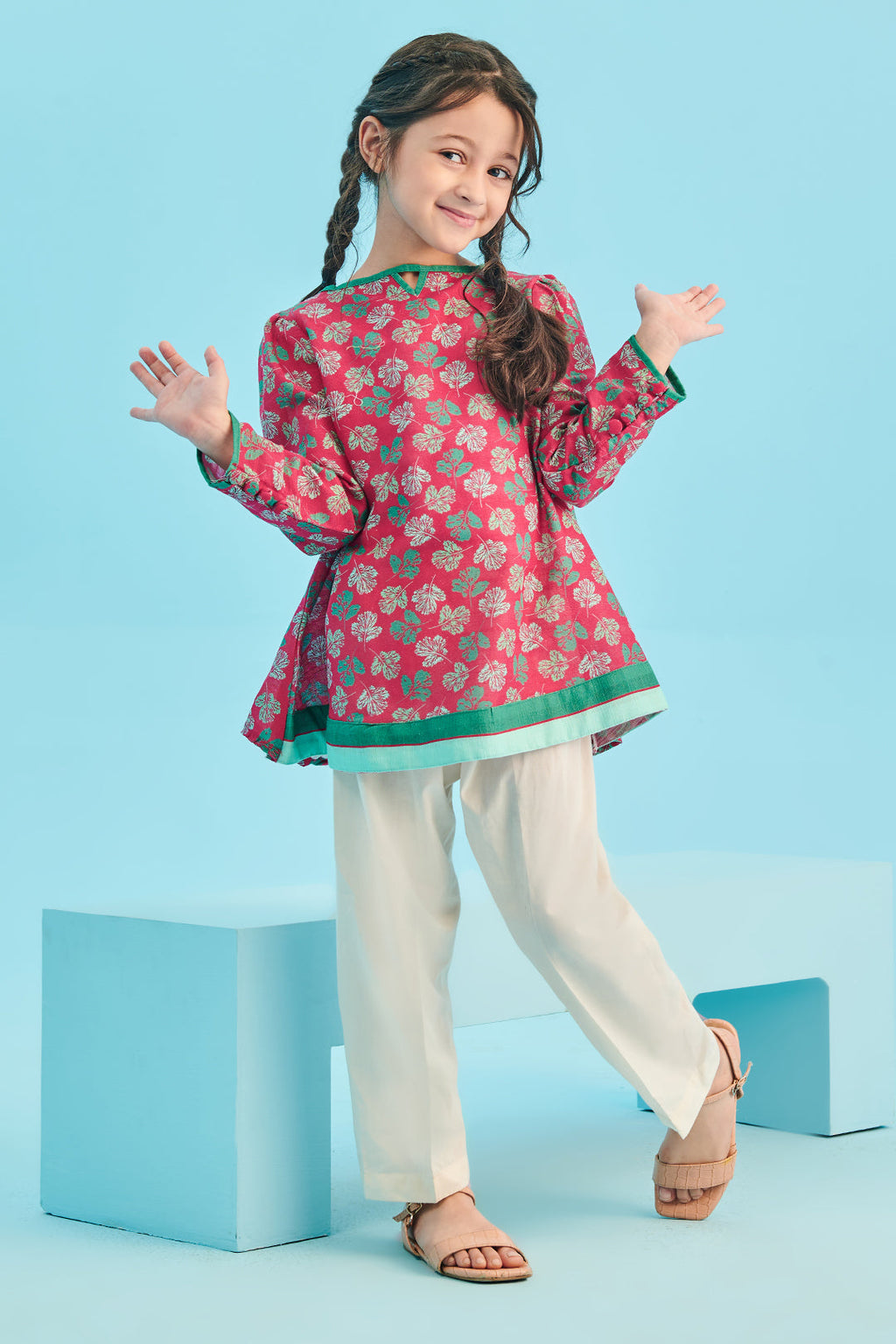 Zellbury Girls | 1 Piece Viscose | Kurta - 1700 - Libasekhas