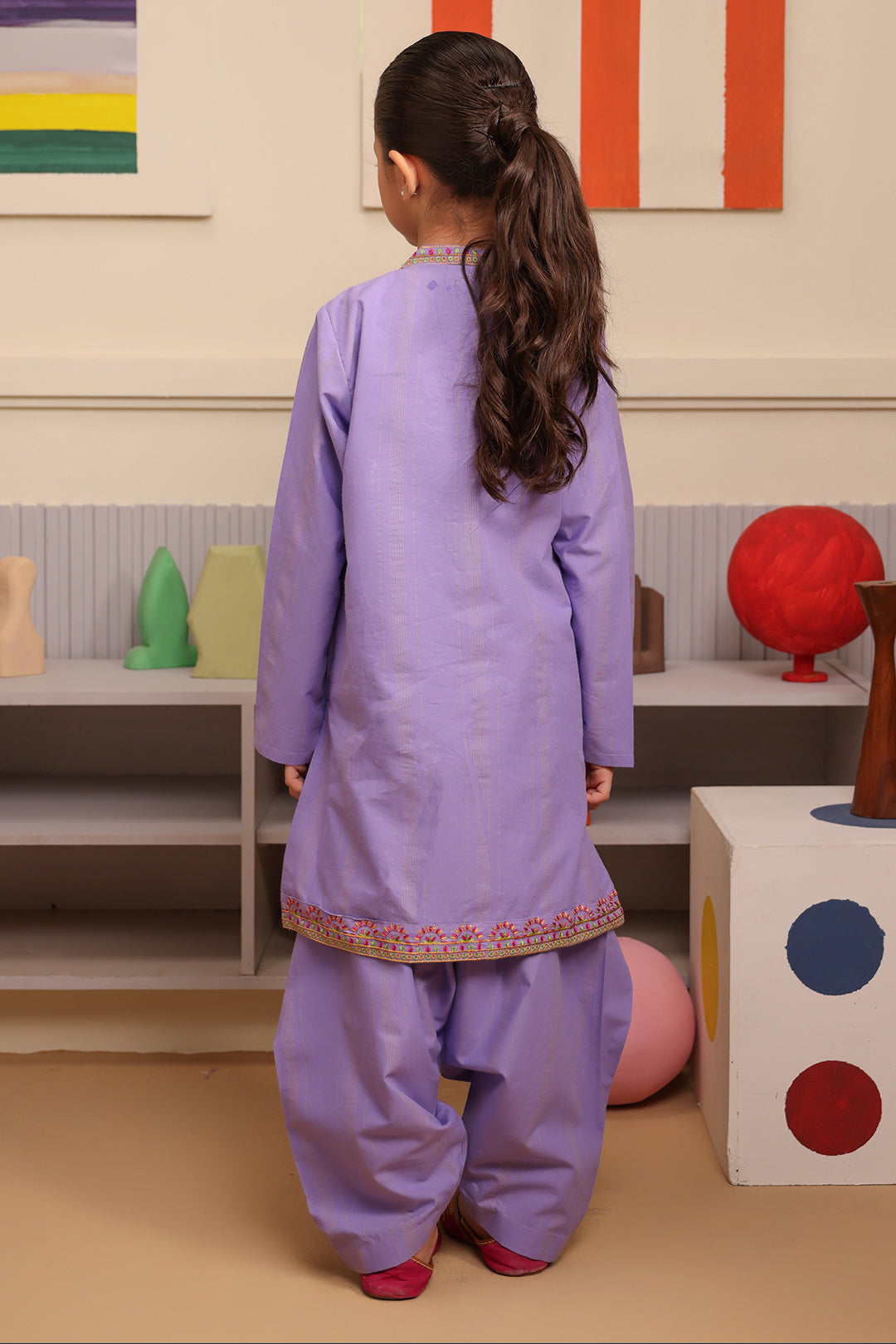 Zellbury Girls | 2 Piece Lawn | Embroidered Kurta Trouser - 2662 - Libasekhas