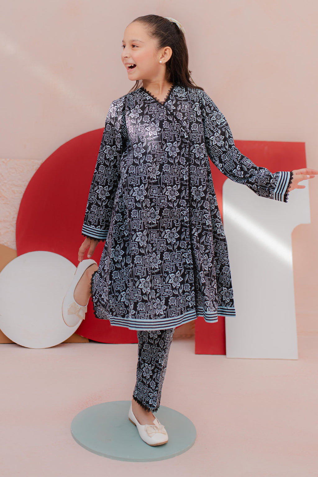 Zellbury Girls | 2 Piece Cambric | Kurta Trouser - 2680 - Libasekhas
