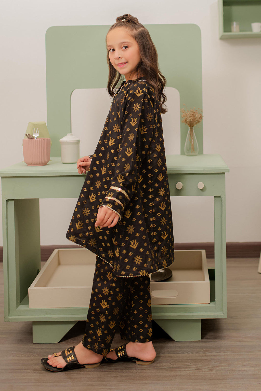 Zellbury Girls | 2 Piece Jacquard | Kurta Trouser - 2697 - Libasekhas