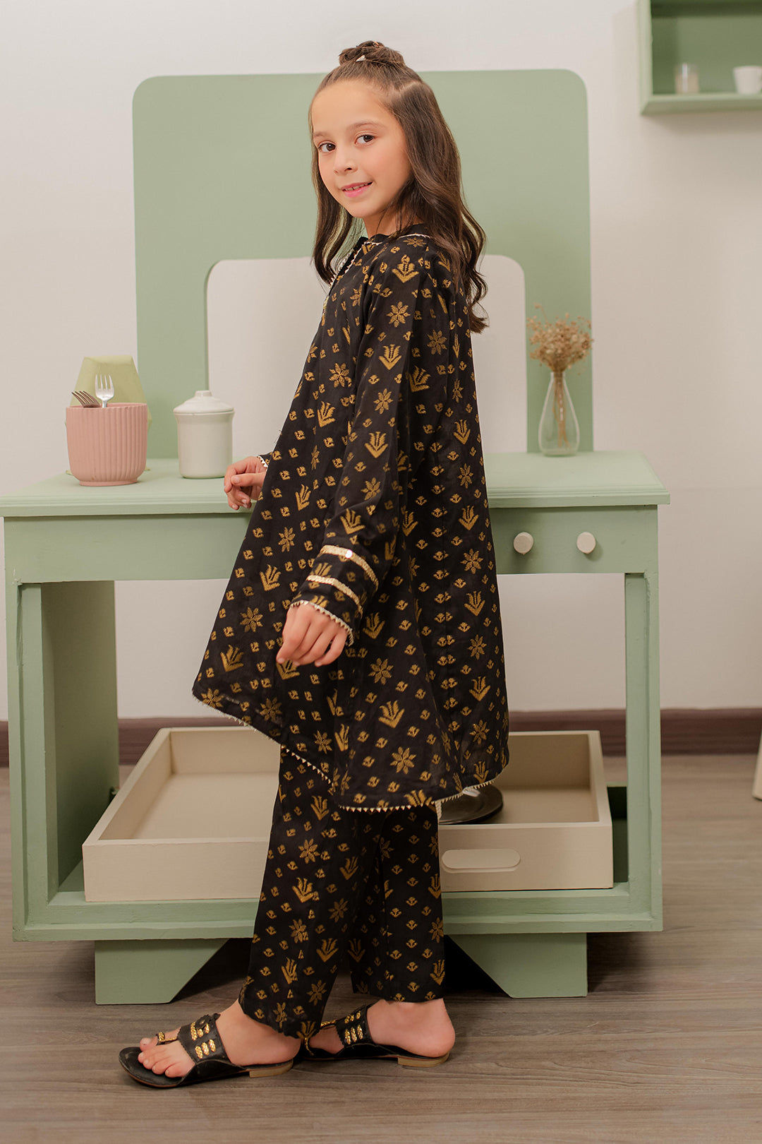 Zellbury Girls | 2 Piece Jacquard | Kurta Trouser - 2697 - Libasekhas