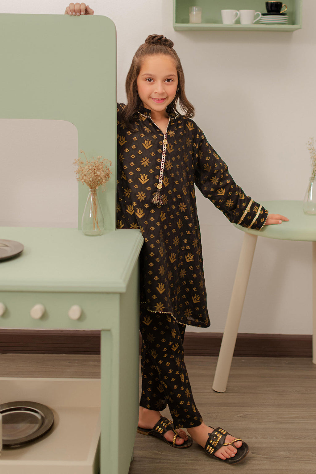 Zellbury Girls | 2 Piece Jacquard | Kurta Trouser - 2697 - Libasekhas