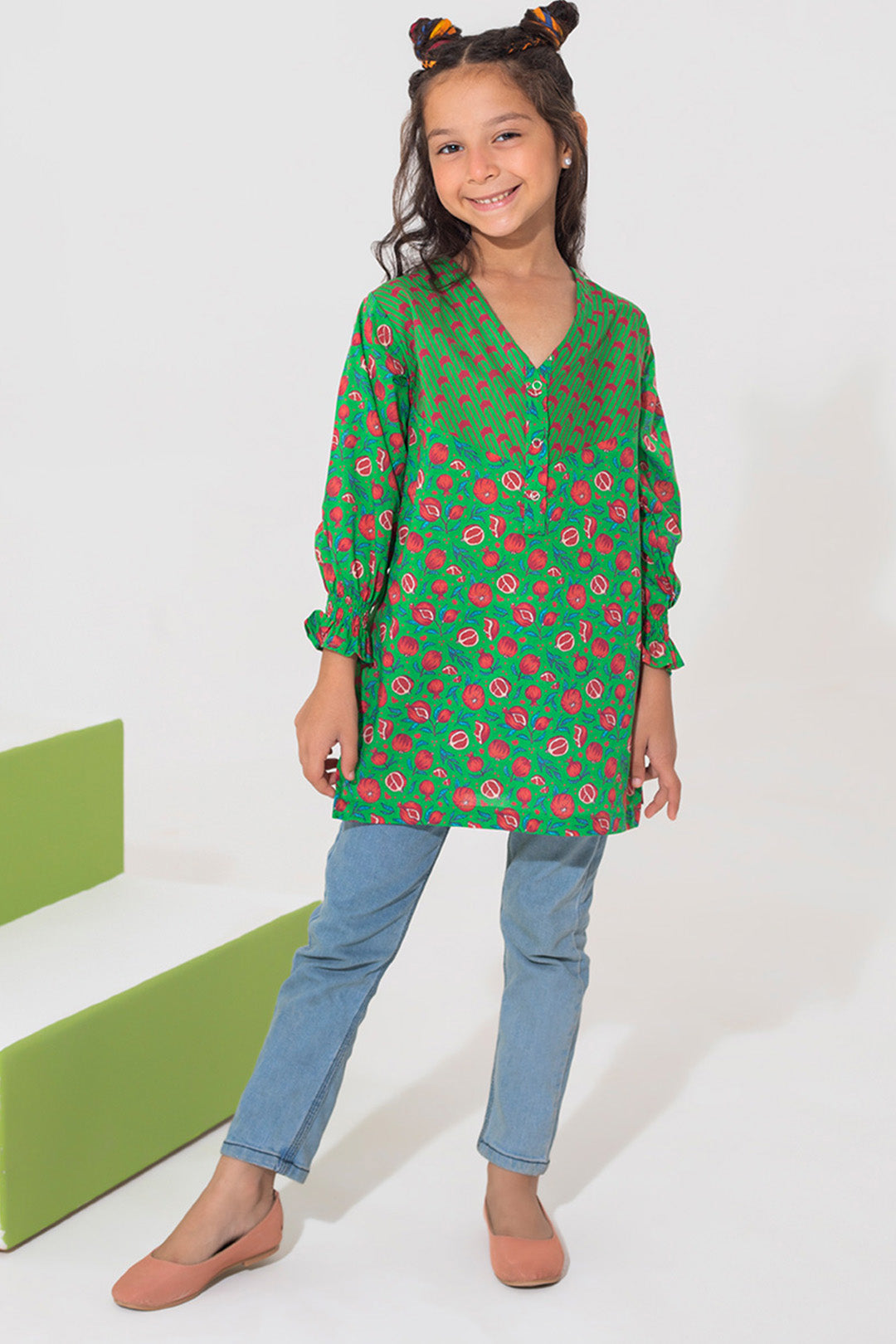 Zellbury Girls | 1 Piece Lawn | Kurta - 1015 - Libasekhas