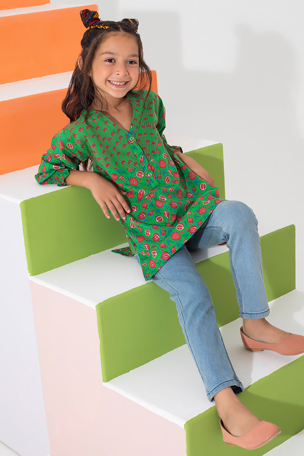 Zellbury Girls | 1 Piece Lawn | Kurta - 1015 - Libasekhas