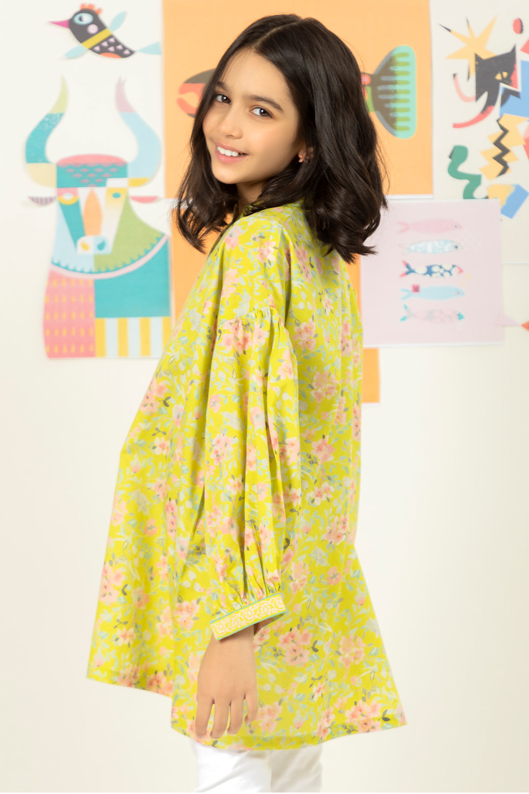 Zellbury Girls | 1 Piece Lawn | Kurta - 1344 - Libasekhas