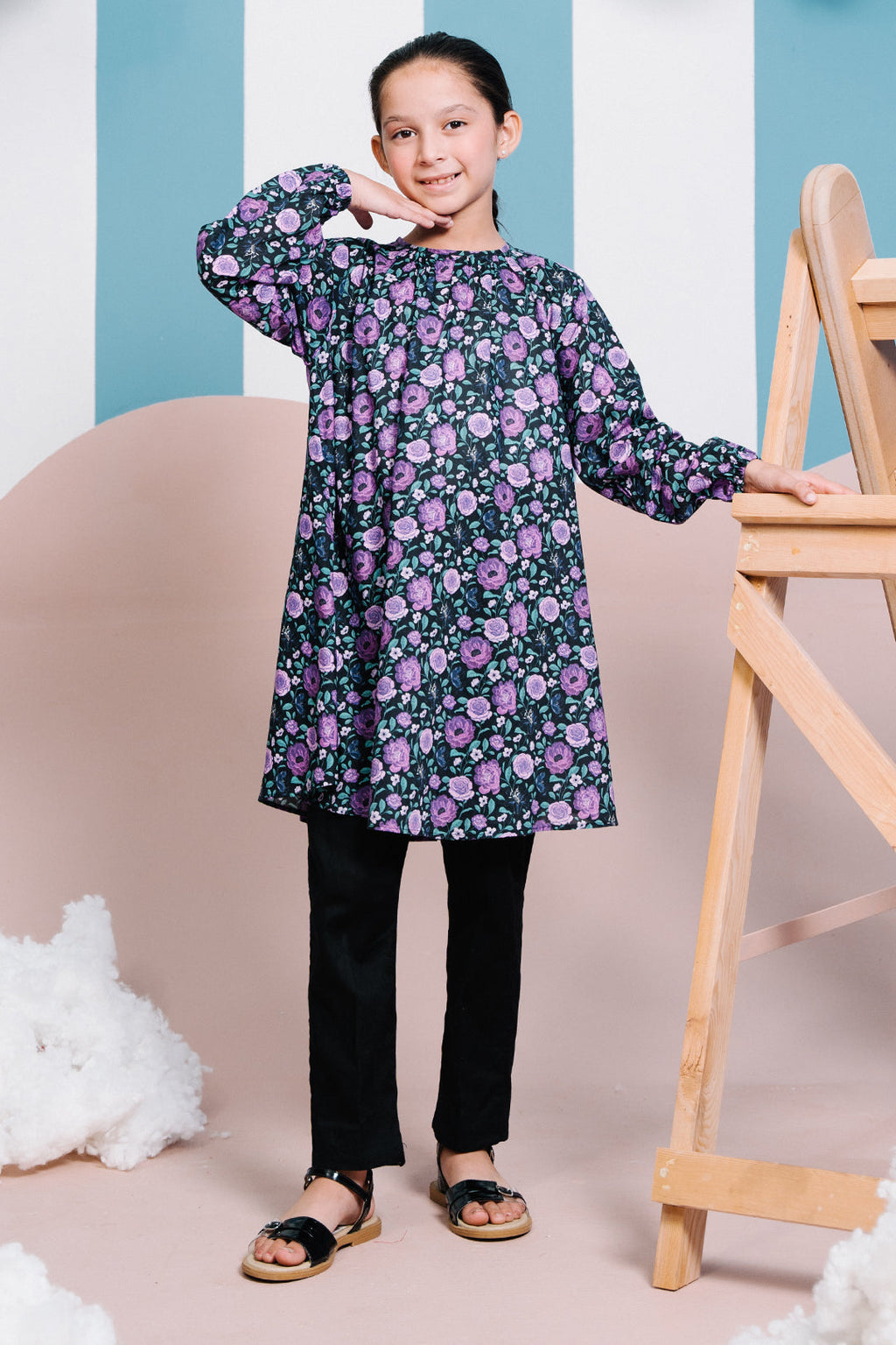 Zellbury Girls | 1 Piece Lawn | Kurta - 1386 - Libasekhas