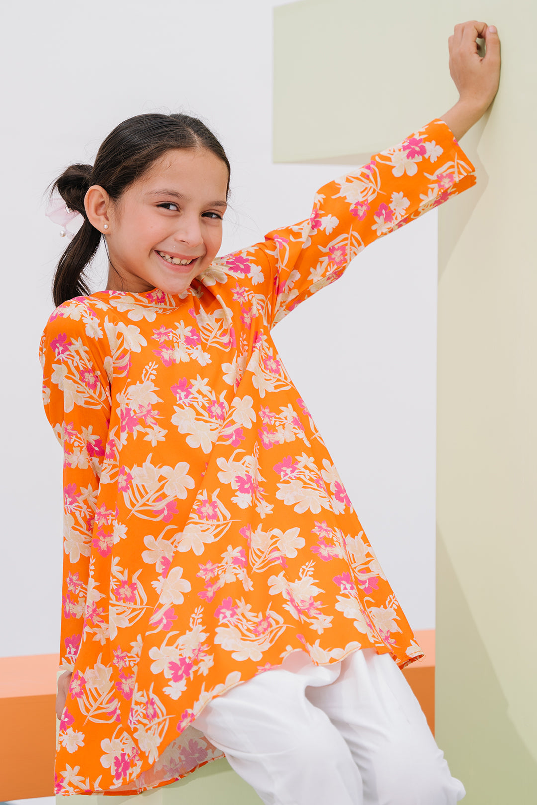 Zellbury Girls | 1 Piece Lawn | Embroidered Kurta - 1403 - Libasekhas