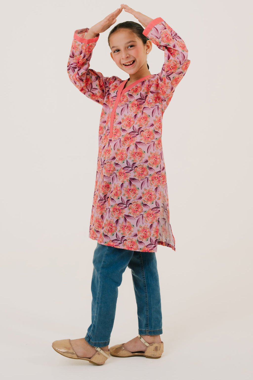 Zellbury Girls | 1 Piece Lawn | Kurta - 1437 - Libasekhas