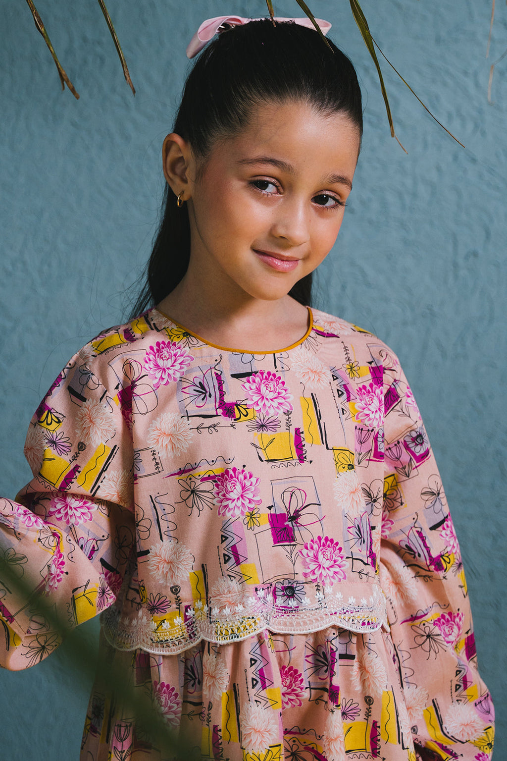 Zellbury Girls | 1 Piece Lawn | Embroidered Kurta - 1452 - Libasekhas