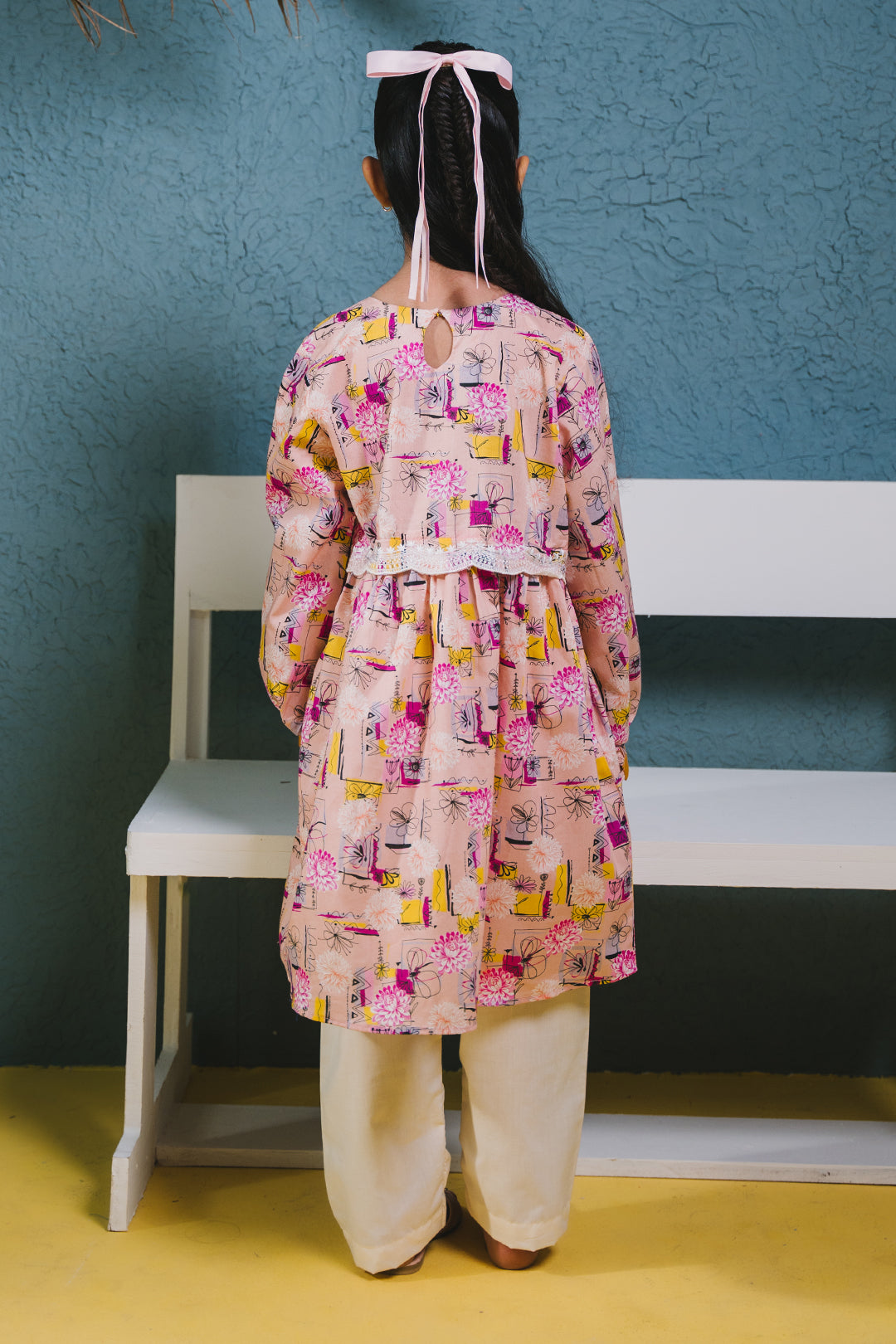 Zellbury Girls | 1 Piece Lawn | Embroidered Kurta - 1452 - Libasekhas