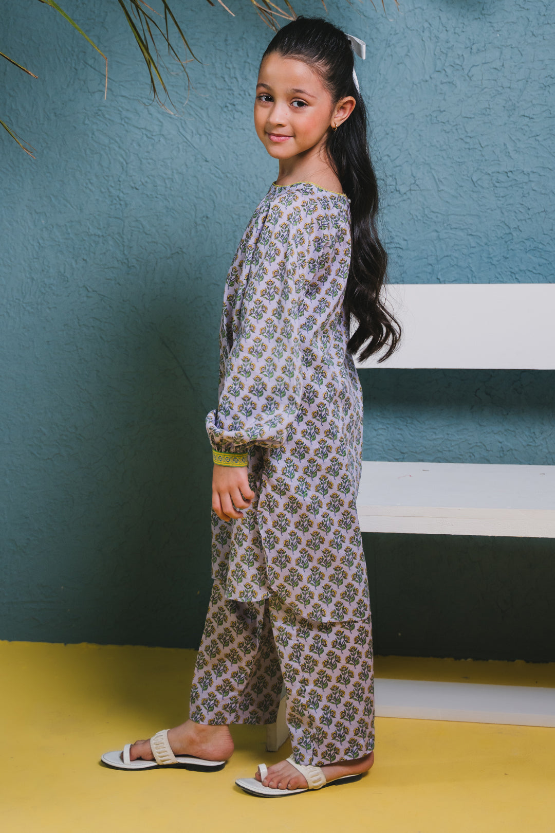 Zellbury Girls | 2 Piece Lawn | Kurta Trouser - 2407 - Libasekhas